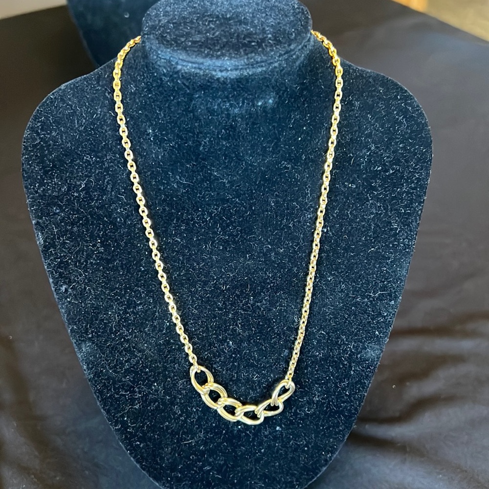Gold Looking simple Design Necklace